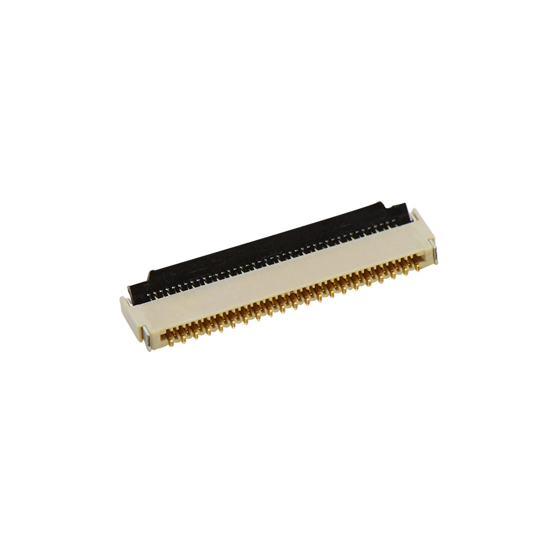 F0301 FPC FFC连接器Pitch 0.30mm H0.9mm双排卧贴后掀盖双面接 FPC 41Pin本色 镀全金G/F
